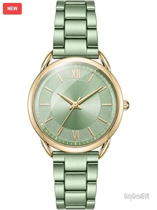 Accessories - Women's Roman Numeral Dial Analog Wrist Watch with Japanese Quartz Movement